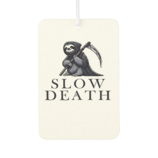 Slow Death Essential T-Shirt Autolufterfrischer (Vorderseite)