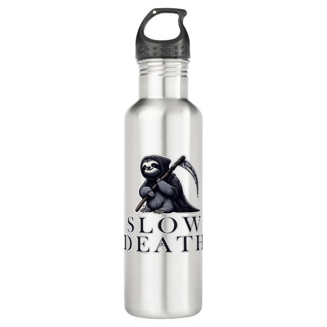 Slow Death Essential T-Shirt Edelstahlflasche (Vorderseite)