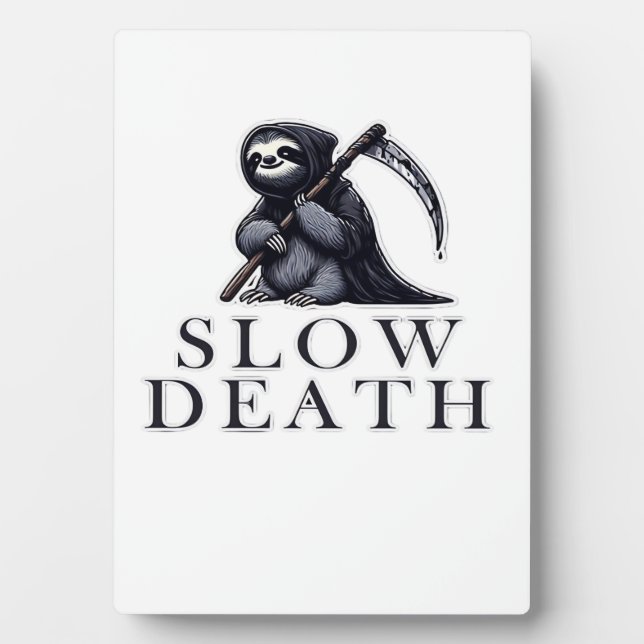 Slow Death Essential T-Shirt Fotoplatte (Vorderseite)
