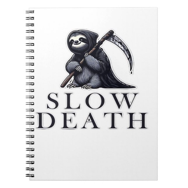 Slow Death Essential T-Shirt Notizblock (Vorderseite)