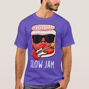Slow Jam Funny Music Food Puff T-Shirt