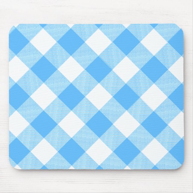 Slow-Living Sommer Karohemd Mousepad (Vorne)