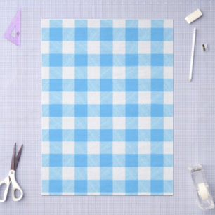 Slow-Living Sommer Karohemd Seidenpapier