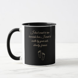 Slow Love Zitat Geschenk für Paare Tasse