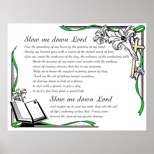 slow me down Lord Poster (Vorne)