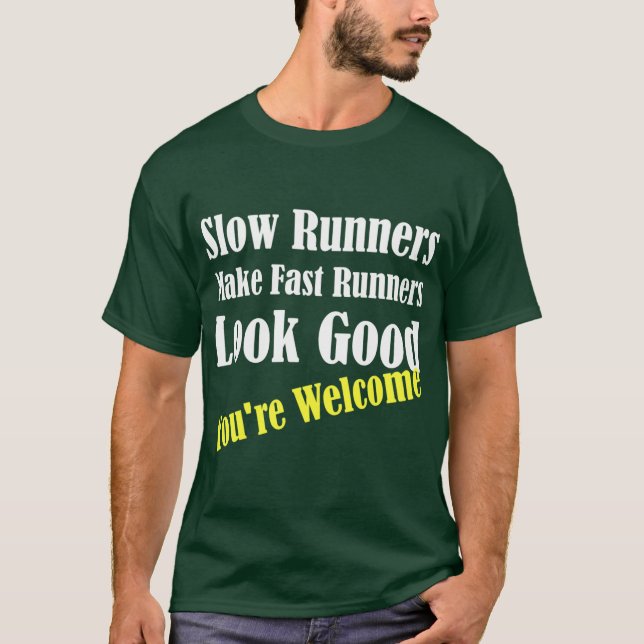 Slow Runners Make Fast Runners Look Good boy T-Shirt (Vorderseite)