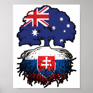 Slowakei - Australisches Australien Tree Roots Poster