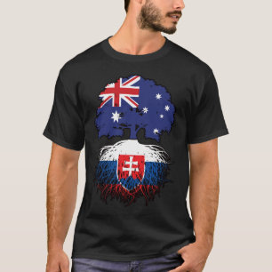 Slowakei - Australisches Australien Tree Roots T-Shirt