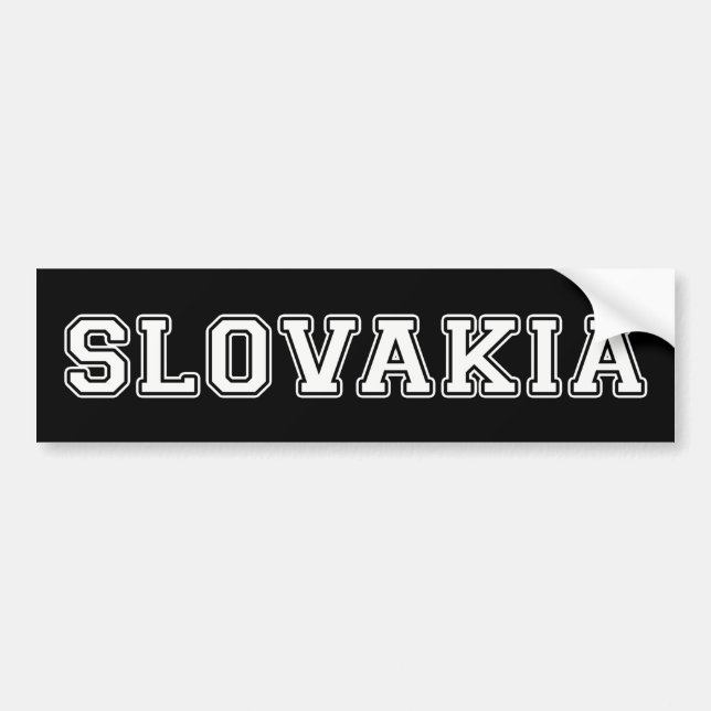 Slowakei Autoaufkleber (Vorne)