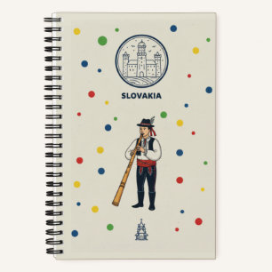 Slowakei-Erbe- und Volksfotoarchiv-Journal Notizbuch