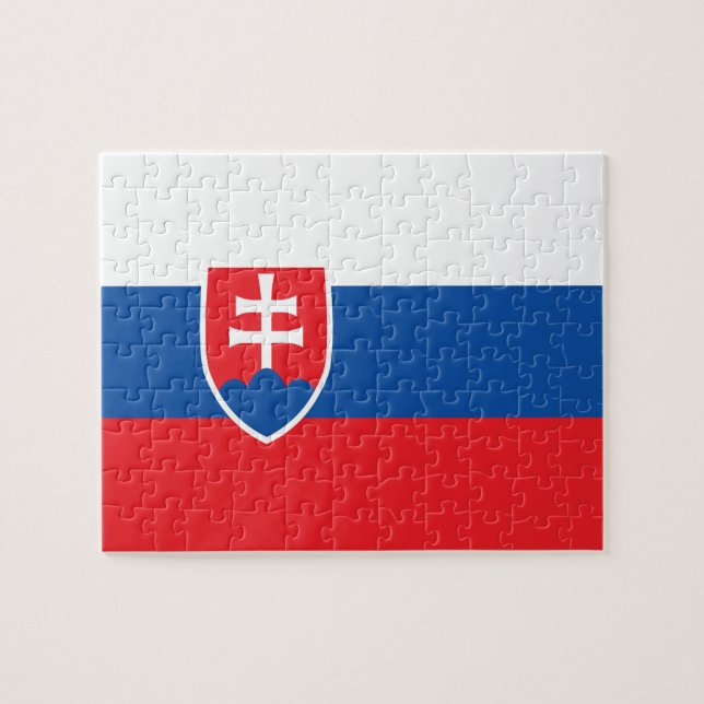 Slowakei-Flagge (Horizontal)
