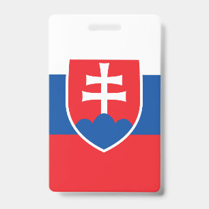 Slowakei-Flagge Ausweis