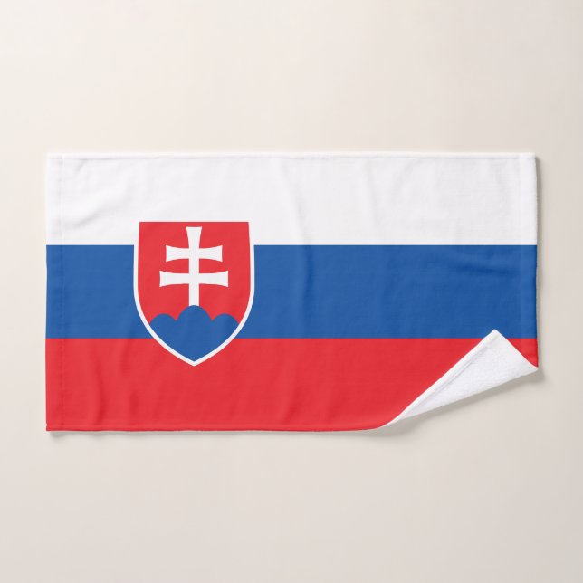 Slowakei-Flagge Badhandtuch Set (Handtuch)