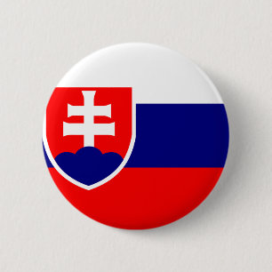 Slowakei-Flagge Button
