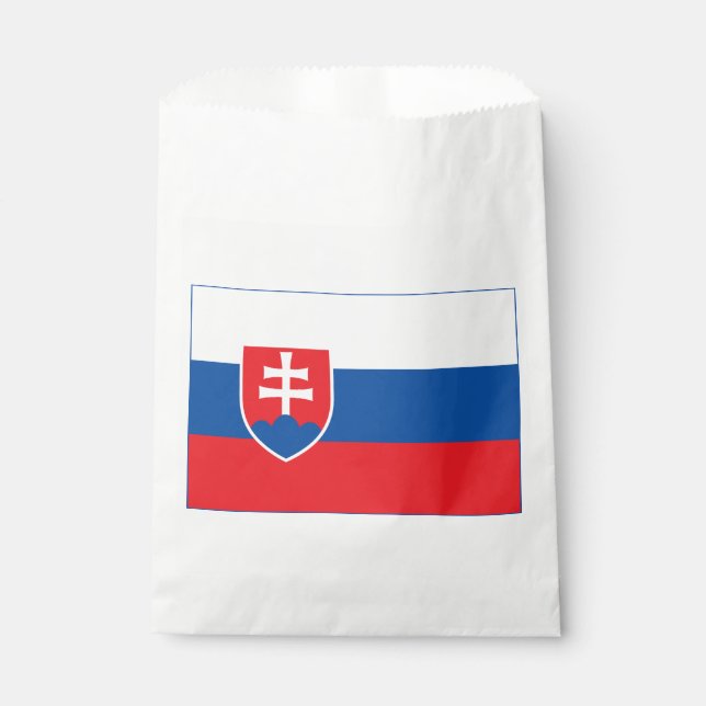 Slowakei-Flagge Geschenktütchen (Vorderseite)