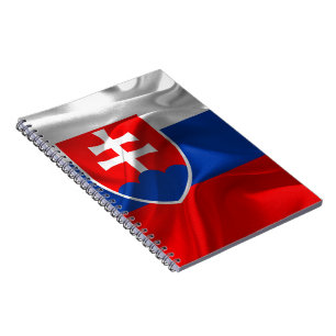 Slowakei-Flagge Notizblock