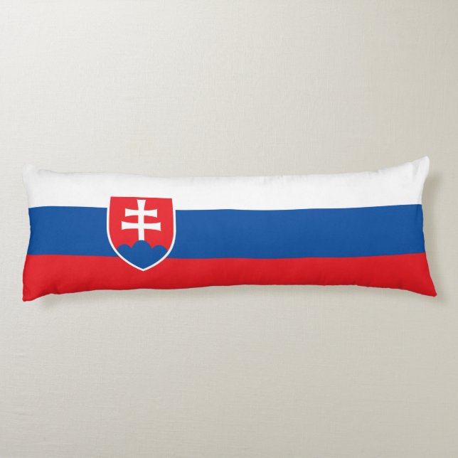 Slowakei-Flagge Seitenschläferkissen (Rückseite)