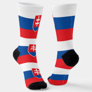 Slowakei-Flagge Socken