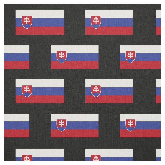 Slowakei-Flagge Stoff (Muster)