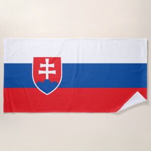 Slowakei-Flagge Strandtuch