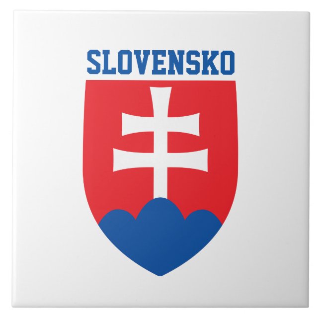 Slowakei Fliese (Vorderseite)