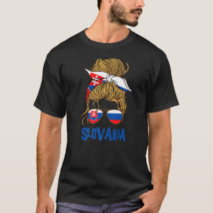 Slowakei für Mädchen Slowakische Flagge für Frauen T-Shirt
