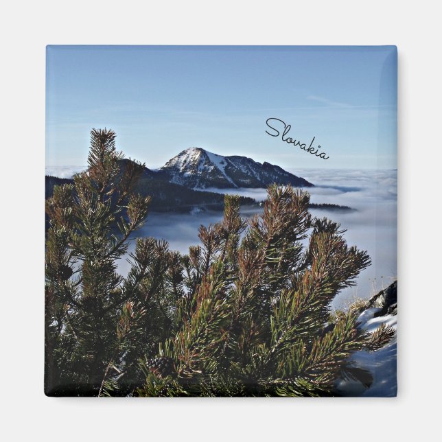 Slowakei im Winter Magnet (Vorne)