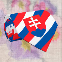 Slowakei Krawatte, Mode Slowakei Flaggengeschäft