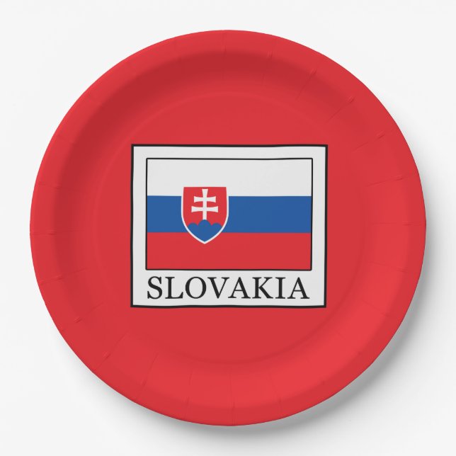 Slowakei Pappteller (Vorderseite)