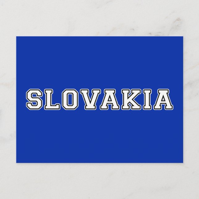 Slowakei Postkarte (Vorderseite)