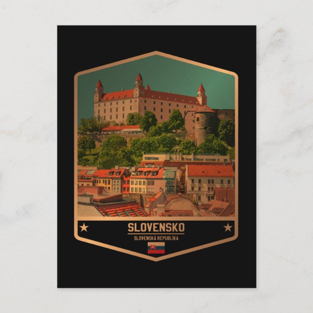 Slowakei Postkarte (Vorderseite)