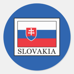 Slowakei Runder Aufkleber