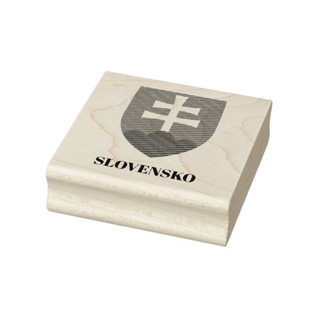 Slowakei (Slovensko) Wappen-Briefmarke Gummistempel (Stempel)