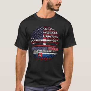 Slowakei Slowakisch US Amerikanisch USA Vereinigte T-Shirt
