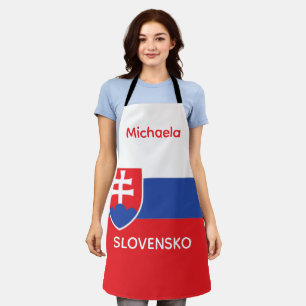 Slowakei Slowakische Flagge Emblem Europa Schürze