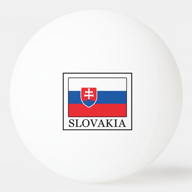 Slowakei Tischtennisball (Vorderseite)