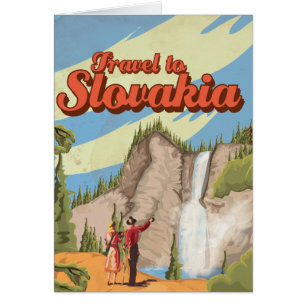Slowakei Vintage-Reiseposter