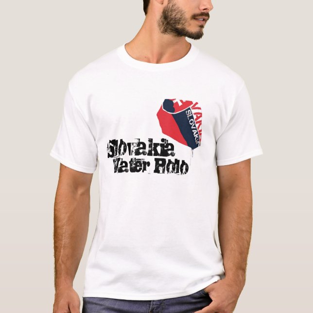 Slowakei-Wasserball T-Shirt (Vorderseite)