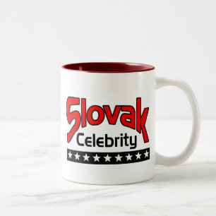 Slowakische Berühmtheit Zweifarbige Tasse
