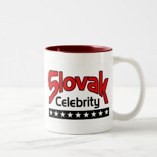 Slowakische Berühmtheit Zweifarbige Tasse