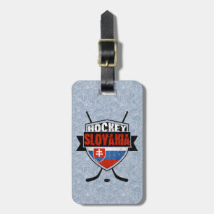 Slowakische Eis-Hockey-Gepäckanhänger-Schablone Gepäckanhänger