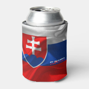 Slowakische Flagge Dosenkühler