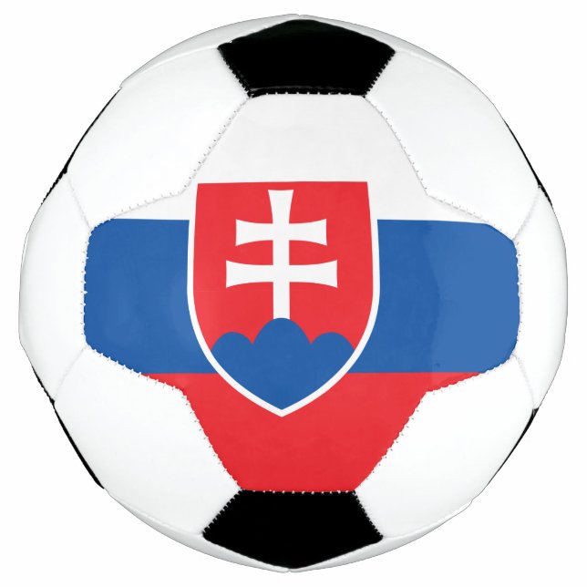 slowakische Flagge Fußball (Vorderseite)