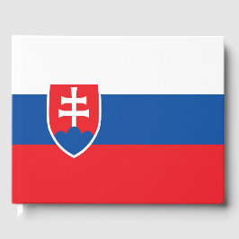 Slowakische Flagge Gästebuch