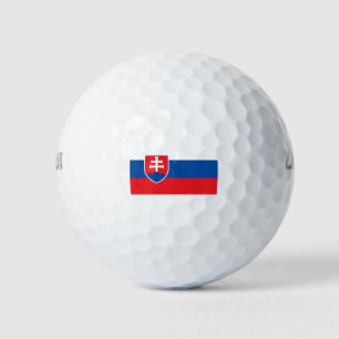 slowakische Flagge Golfball