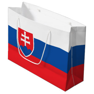 Slowakische Flagge Große Geschenktüte