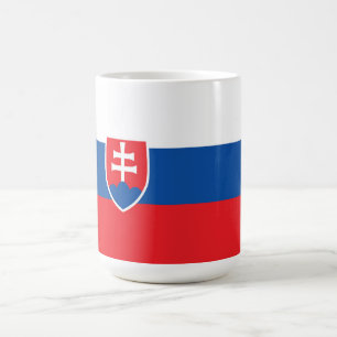 Slowakische Flagge Kaffeetasse