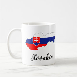 Slowakische Flagge Kaffeetasse