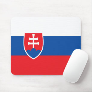 Slowakische Flagge Mousepad
