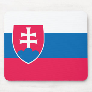 Slowakische Flagge Mousepad